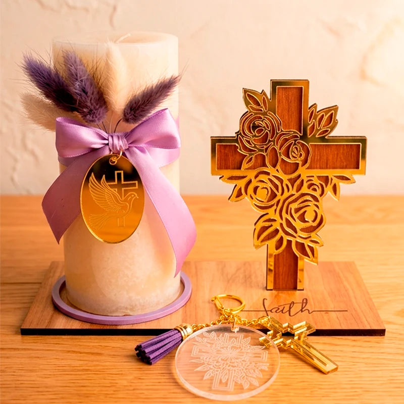 Set Decorativo de Fe y Bendición