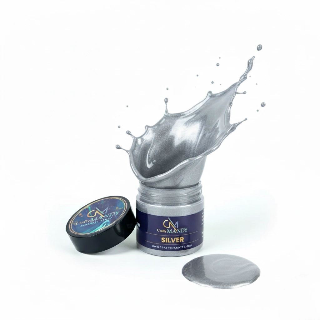 Silver - Mica Powder Pigment
