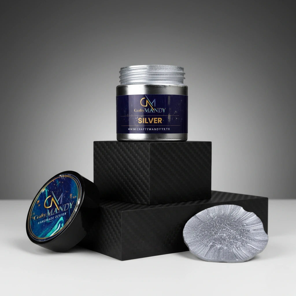 Silver - Mica Powder Pigment